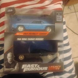 Fast And Furious Collection 20 Dollars For Or Best Offer It Contains A Blue 9169 Chevrolet Camaro And A Black 1968 Dodge Charger Widebody 