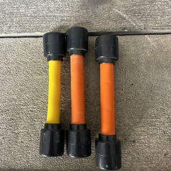 6 Second Abs Exercise Machine Original Yellow Orange Lot of 3 Bands Replacement