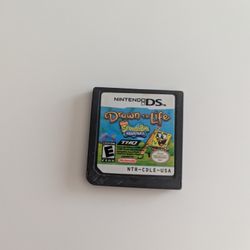 Nostalgic Nintendo DS Game: SpongeBob SquarePants Drawn To Life