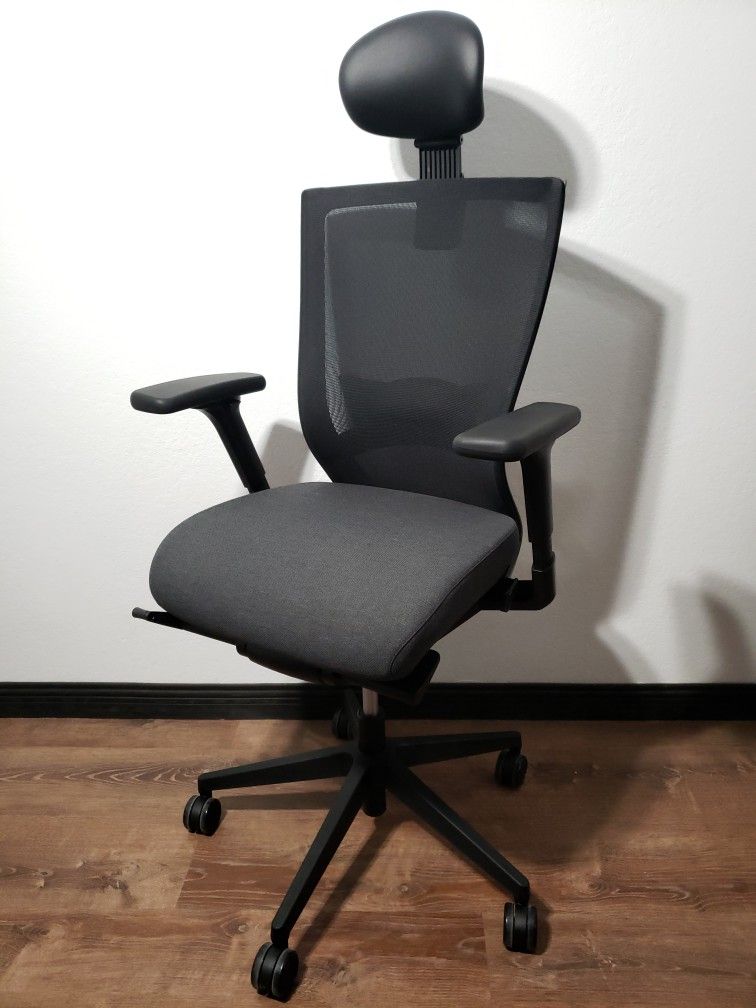 New SIDIZ T50 Ergonomic Office Chair : High Performance Home Office Chair W/ Adjustable Headrest, Lumbar Support, 3D Armrest, Seat Depth, Mesh Back Co