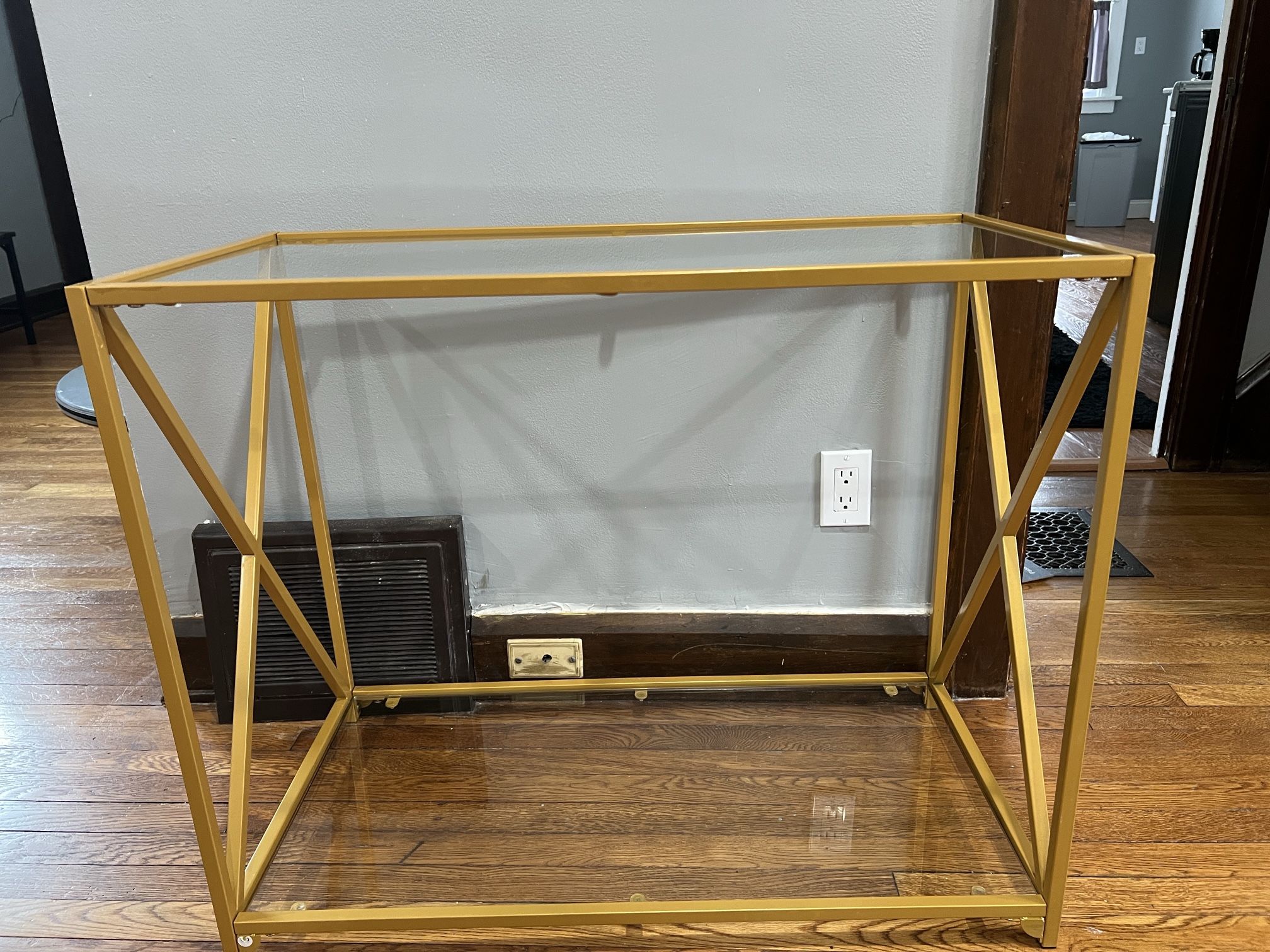 Glass Console Table