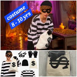 Halloween Kids Bank Robber costume

Disfraz de ladrón de bancos para niños para Halloween