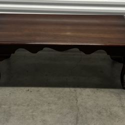 VINTAGE SET OF COFFEE TABLE AND SIDE DROP-LEAF TABLES