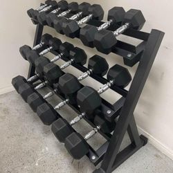 Dumbbells $1.33 per pound, all sizes available