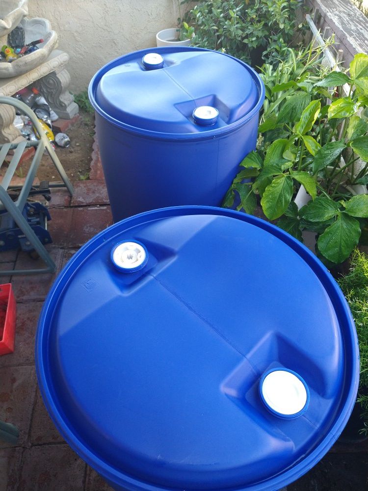 55 gallon plastic barrel