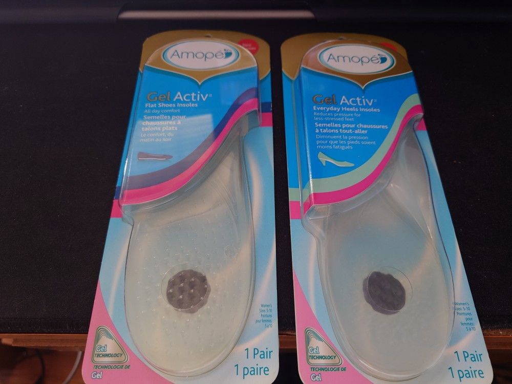 Amope Gel Active Insoles (Flats and Heels) W 5-10