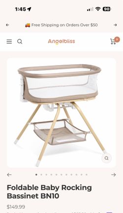 Angelbliss Foldable Baby Rocking Bassinet BN10