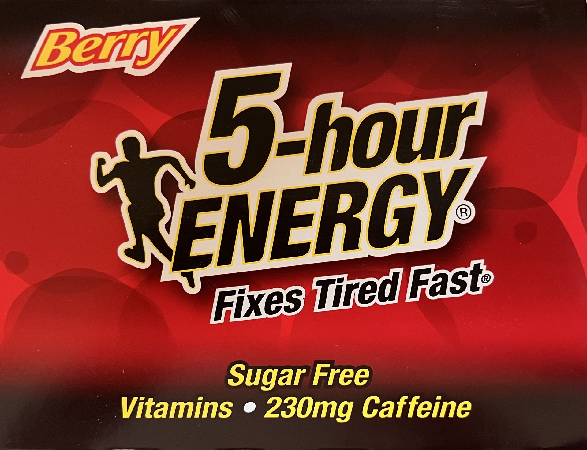 NIB 5 Hour Energy Extra Strength 12pk, Berry