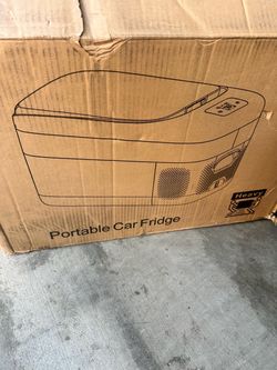 Portable Car Fridge in Box