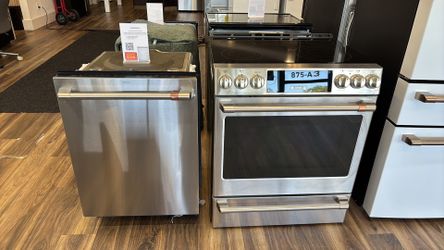 GE Café Electric Stove + Dishwasher Bundle Sale