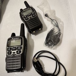 2 Midland T77A X-Talker Walkie Talkies
