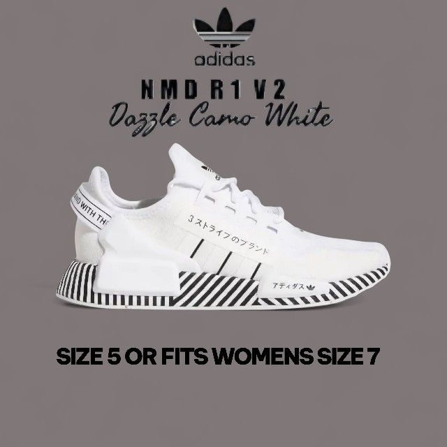 Adidas NMD_R1 V2 J 'Dazzle Pack Cloud White