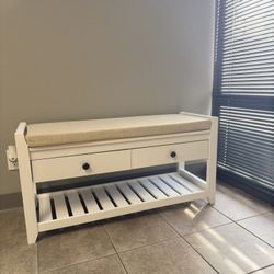 New Assembled, Indoor Outdoor Bench For Shoes And More