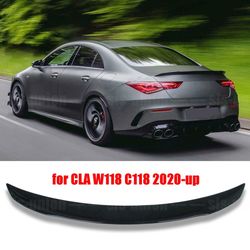 For 2020 Mercedes BenZ CLA W118 Rear Spoiler PG Style Gloss Black Brand New