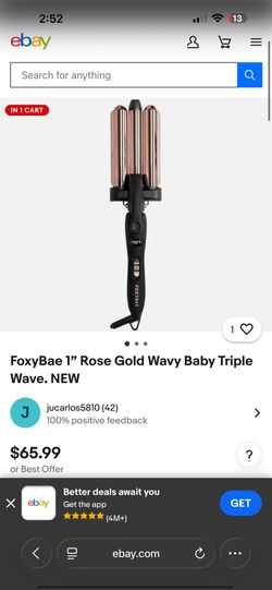 FOXYBAE Rose Gold TRIBLE Waver 