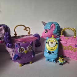 Polly Pocket Compact Carry Case Bundle 