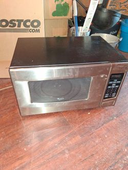 Lightly Used Whirlpool Microwave 