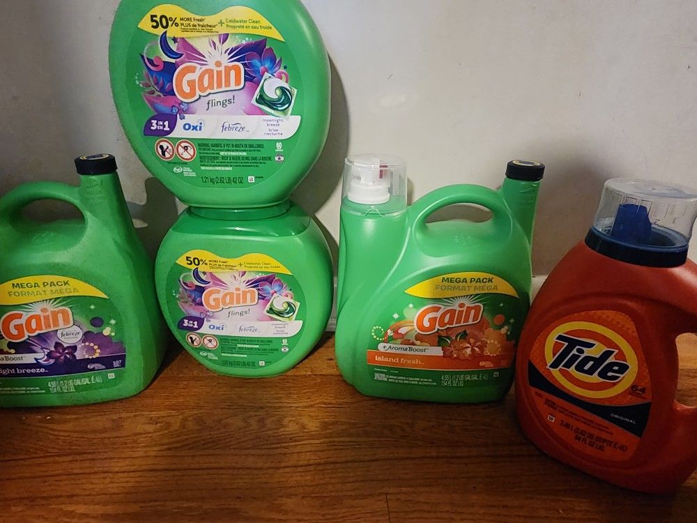 Laundry Soaps/pods/detergent
