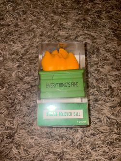 🔥 “Everything Is Fine” Fire Trash Can Squishy – New in Box