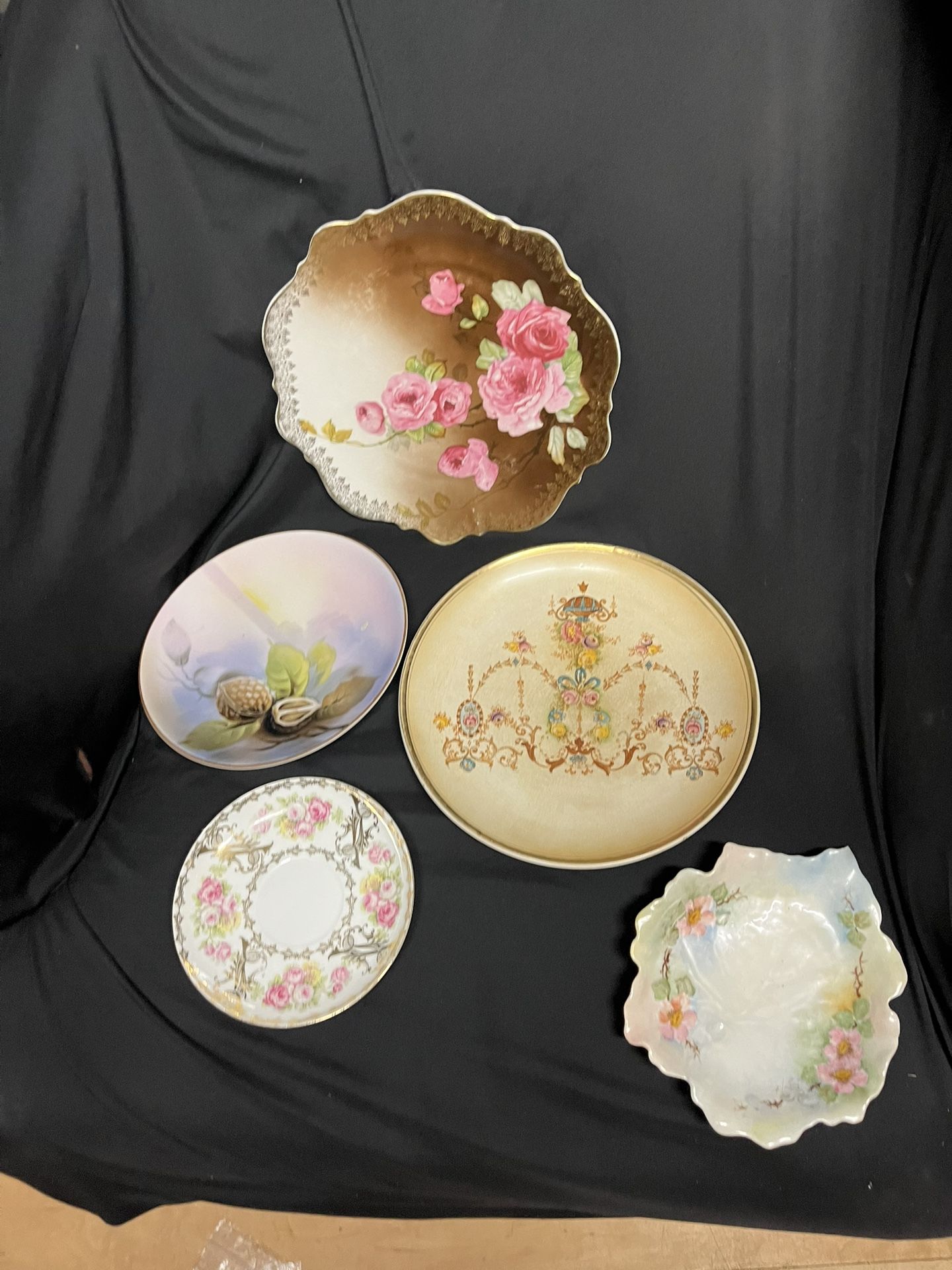 Misc Vintage Hand painted plates