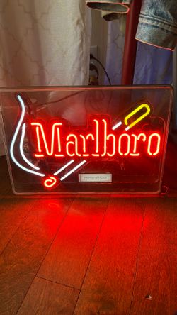 Neon Marlboro Sign