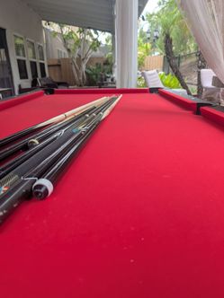 7ft light weight and foldable pool table