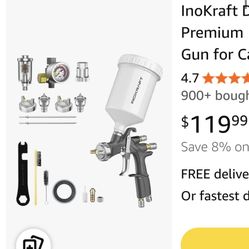 InoKraft D1 LVLP Air Spray Gun Premium Kit