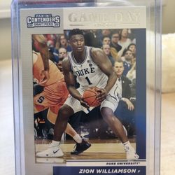 Zion Williamson Contenders Game Day