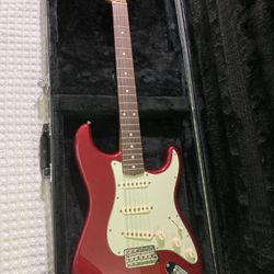 Fender Stratocaster Classic Series Electric Guitar 60s Candy Apple Red