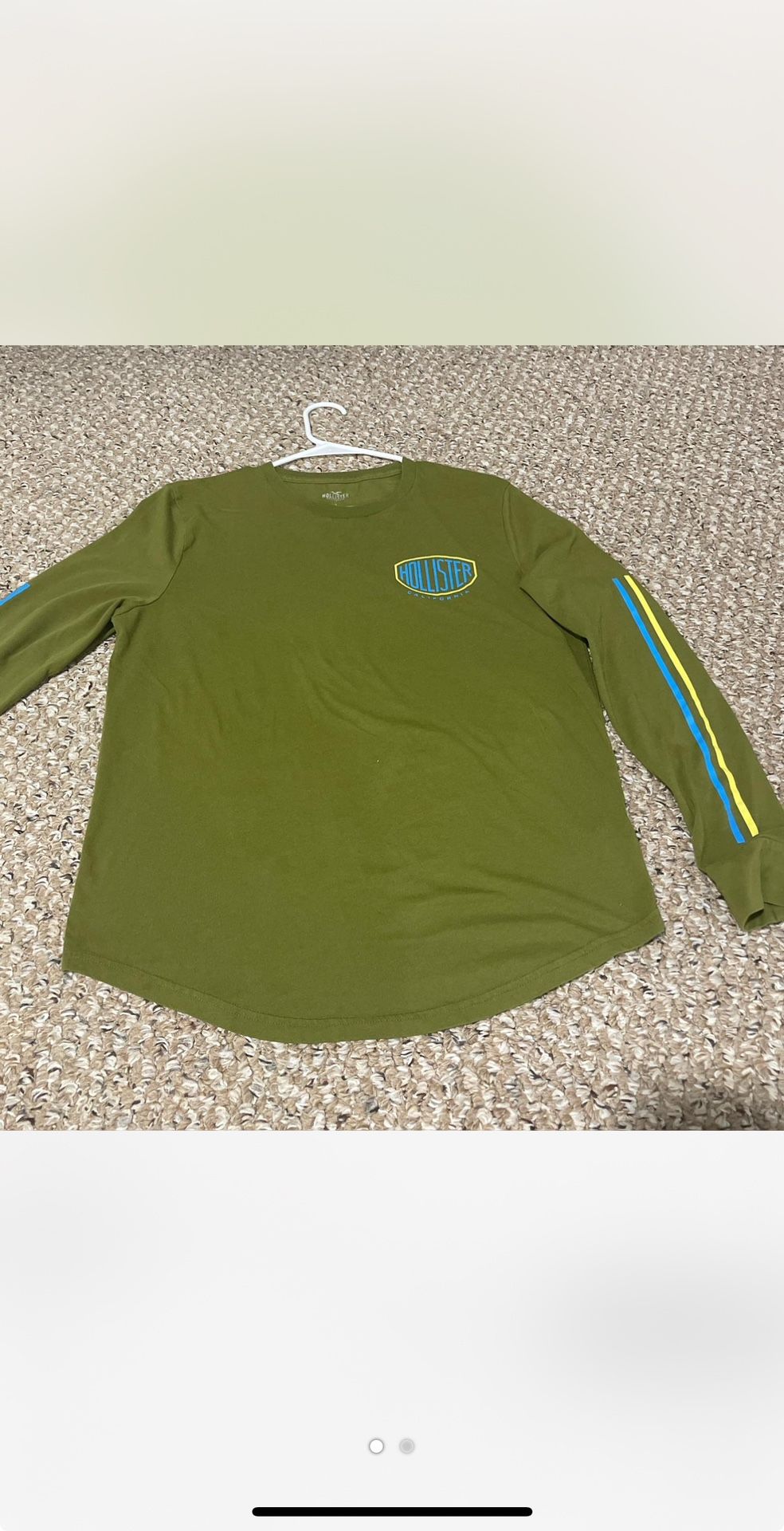 Green Hollister Long Sleeve Shirt