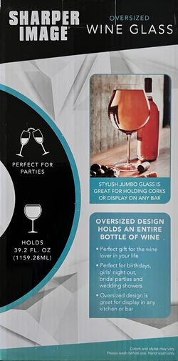 New Oversized Wine Glass