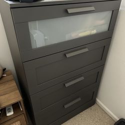 PENDING IKEA Brimnes 4 Drawer Dresser Gray