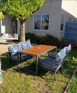 Patio furniture set aluminum patio chairs outdoor dining table set aluminum dining table set brand new 🆕