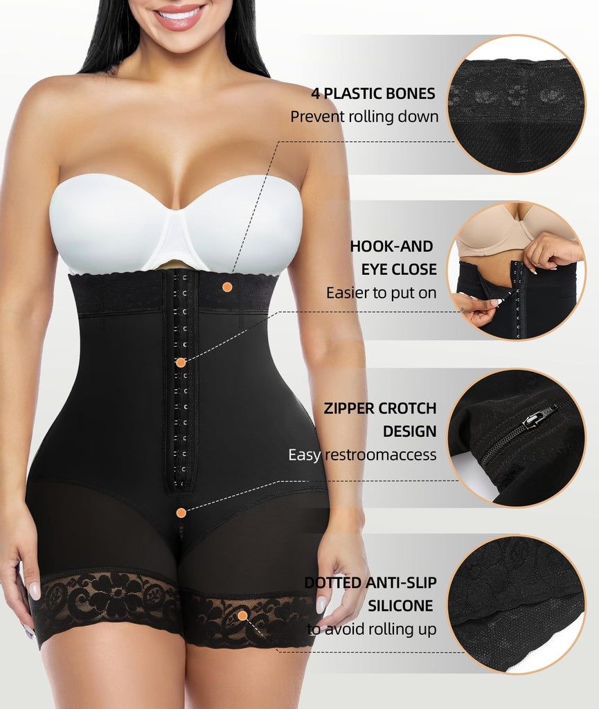 YIANNA Faja Colombiana Tummy Control Body Shape Shapewear