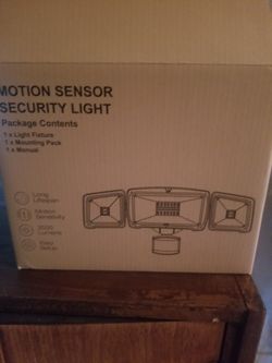 Motion sensor flood Light