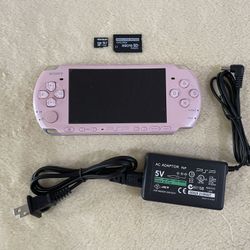 Sony PlayStation Portable Psp 3000 Pink w/ 7000+ Games Saved