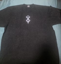 Berserk Black Swords Knight Unisex, oversized Anime Manga cotton vintage retro T-shirt