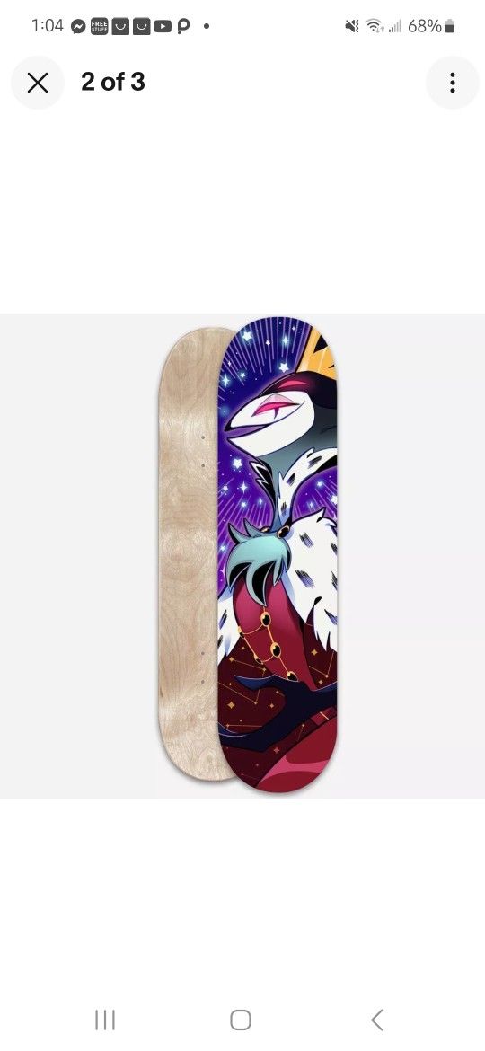 HAZBIN HOTEL SKATEBOARD DECK! 