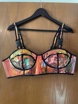 Club Exx Rave Festival Iridescent Costume