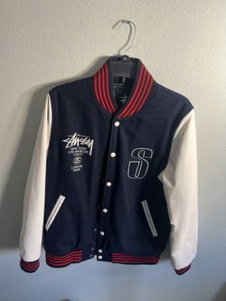 Stussy Letterman Jacket - Mens Small - Varsity Bomber - NYC LA Tokyo Paris Kith