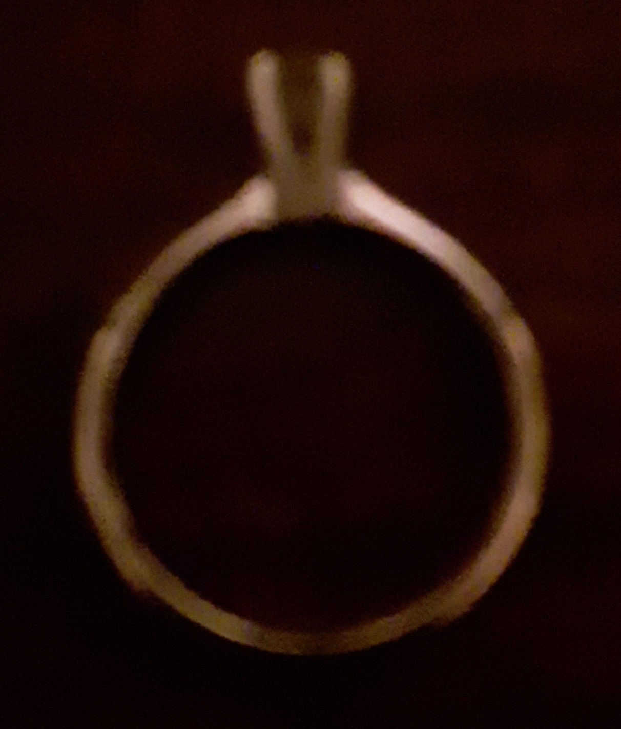 "LadiesWedding Ring" 1/4 Carat White Gold. Size 6 1/2