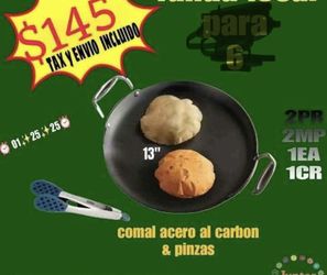 Set De Comal Y Pinsas 