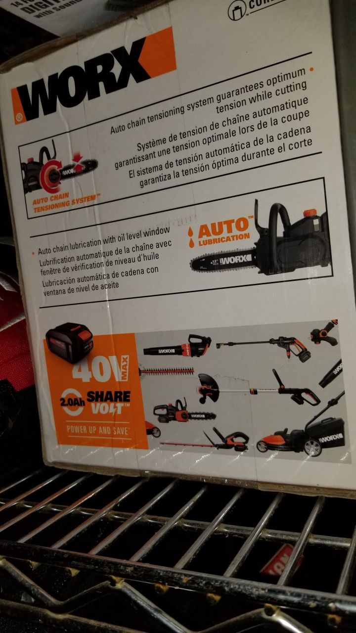 Worx chainsaw