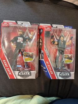 WWE  WWF Wrestling Action Figures Elite Series 51 Sami Zayn And AJ Styles