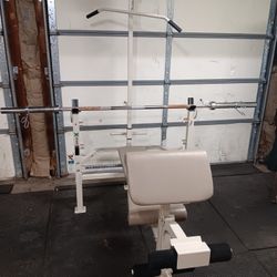 Weight Bench With Bar 