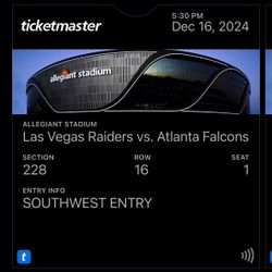 Raiders Vs Falcons Monday Night Football!