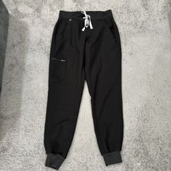 XS FIGS Black Scrub Pants