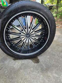 22" tires and rim