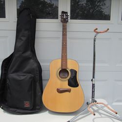 Olympia OD-3 By Tacoma 6 String Acoustic Guitar With Gig Bag & Stand


