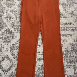 Aritzia Babaton Atelier Tall pants in Coral Size 10